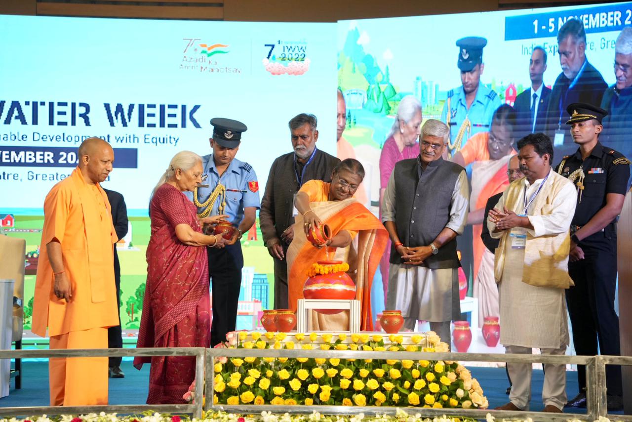 President inaugurates 8th India Water Week: Emphasis on water conservation